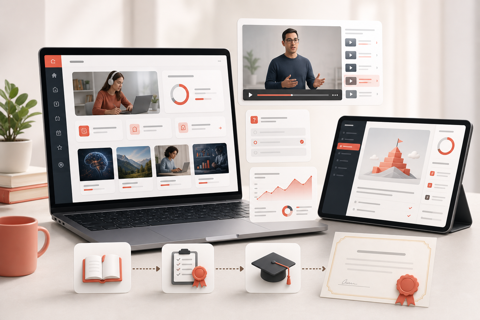 Modern learning management platform